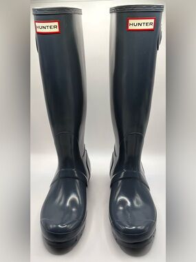 Hunter Original Tall Gloss Rain Boot, Gull Grey